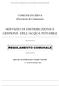 SERVIZIO DI DISTRIBUZIONE E GESTIONE DELL ACQUA POTABILE