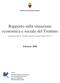 Rapporto sulla situazione economica e sociale del Trentino