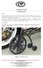 CRP Design Case study. Old fashion bicycle