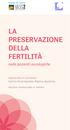 LA PRESERVAZIONE DELLA FERTILITÀ