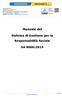 Manuale del. Sistema di Gestione per la Responsabilità Sociale SA 8000:2014