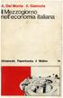 A. Del Monte. A. Giannola Il Mezzogiorno nell'economia italiana