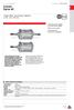 Cilindri Serie 40. Doppio effetto, ammortizzati, magnetici ø mm. Conformi alle normative ISO 6431/VDMA 24562» Stelo in inox rullato