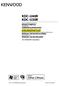 KDC-U40R KDC-U30R MODE D EMPLOI GEBRUIKSAANWIJZING ISTRUZIONI PER L USO MANUAL DE INSTRUCCIONES MANUAL DE INSTRUÇÕES AMPLI-TUNER LECTEUR DE CD