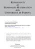 Rendiconti del Seminario Matematico della Università di Padova, tome 2 (1931), p