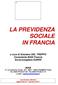 LA PREVIDENZA SOCIALE IN FRANCIA