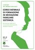 CORSO BIENNALE DI FORMAZIONE IN MEDIAZIONE FAMILIARE SISTEMICA