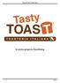 ITALIAN TASTY TOAST SRLS. la nostra proposta franchising. Pagina 1