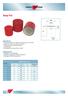 Deep Pot. Applicazioni: O Fissaggi e mascheraggi O Sensori e dispositivi di commutazione O Fissaggi ad alta temperatura. Dimensions in mm. Part No.