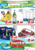 una Marea di SCONTI 0,99 0,55 12 LITRI COSTO SOLARIA Acqua lt.2x6 CHIQUITA Banane al kg. NASTRO AZZURRO Birra cl.66