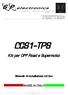 CGS1-TPS. Kit per Off Road e Supermoto. Manuale di installazione ed Uso