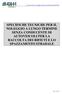 SPECIFICHE TECNICHE PER IL NOLEGGIO A LUNGO TERMINE SENZA CONDUCENTE DI AUTOVEICOLI PER LA RACCOLTA DEI RIFIUTI E LO SPAZZAMENTO STRADALE