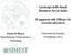 I principi dello Small Business Act in Italia. Il supporto alle PMI per la crescita all estero. Università di Catania 29 febbraio 2012