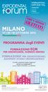 PROGRAMMA degli EVENTI