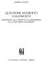 QUESTIONI DI DIRITTO E GIUDICATO