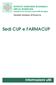 Sedi CUP e FARMACUP Informazioni utili