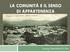 LA COMUNITÀ E IL SENSO DI APPARTENENZA. Psicologa Marianna Di Feo