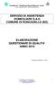 SERVIZIO DI ASSISTENZA DOMICILIARE S.A.D COMUNE DI RONCADELLE (BS) ELABORAZIONE QUESTIONARI DI QUALITA ANNO 2016