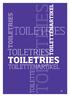 TOILETTENARTIKEL TOILETRIES TOILETRIES TOILETTE