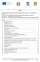 BANDO Misura 03: Sottomisura 3.2: Tipologia INDICE Bando Tipologia d intervento 3.2.1