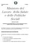 Ministero del Lavoro della Salute e delle Politiche Sociali