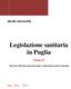 Legislazione sanitaria in Puglia