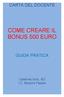 COME CREARE IL BONUS 500 EURO