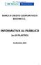 INFORMATIVA AL PUBBLICO