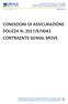 CONDIZIONI DI ASSICURAZIONE POLIZZA N. 2017/ CONTRAENTE GENIAL MOVE