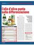 L olio d oliva punta sulla differenziazione