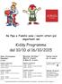 Kiddy Programma dal 10/10 al 16/10/2015