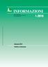 INFORMAZIONI DATI PROVVISORI DELLE AUTOSTRADE ITALIANE IN CONCESSIONE