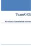 TeamORG. Gestione Amministrazione