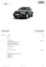 Audi Configurator. Motore. Esterni. Interni. Prodotto nr. Descrizione Prezzo ,00 EUR