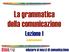 La grammatica della comunicazione