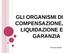 GLI ORGANISMI DI COMPENSAZIONE, LIQUIDAZIONE E GARANZIA 1. Viviana Aiello
