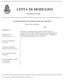 CITTÀ DI MODUGNO DETERMINAZIONE DEL RESPONSABILE DEL SERVIZIO REG. GEN. N. 410 / Copia