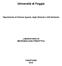 Università di Foggia. Dipartimento di Scienze Agrarie, degli Alimenti e dell Ambiente LABORATORIO DI MICROBIOLOGIA PREDITTIVA