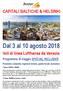 Dal 3 al 10 agosto 2018