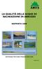 LA QUALITÀ DELLE ACQUE DI BALNEAZIONE IN ABRUZZO