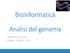 Bioinformatica. Analisi del genoma