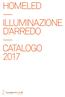 HOMELED ILLUMINAZIONE D ARREDO CATALOGO 2017