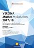 VERONA Master MySolution 2017/18