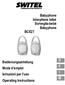Babyphone Interphone bébé Sorveglia bebè Babyphone BCE27. Bedienungsanleitung Mode d emploi Istruzioni per I uso Operating Instructions