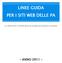 LINEE GUIDA PER I SITI WEB DELLE PA. art. 4 della Direttiva n. 8/2009 del Ministro per la pubblica amministrazione e l innovazione