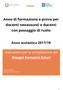 Anno di formazione e prova per docenti neoassunti e docenti con passaggio di ruolo