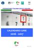 FEDERAZIONE ITALIANA GIUOCO SQUASH CALENDARIO GARE