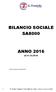 BILANCIO SOCIALE SA8000