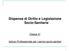 Dispensa di Diritto e Legislazione Socio-Sanitaria