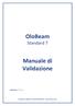 OloBeam. Manuale di Validazione